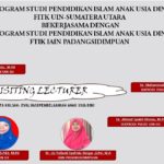 Visiting Lecturer; Mata Kuliah: Evaluasi Pembelajaran Anak Usia Dini