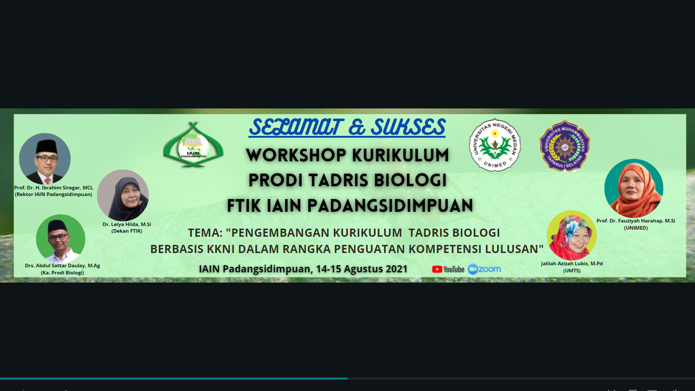 Workshop Kurikulum Tadris Biologi