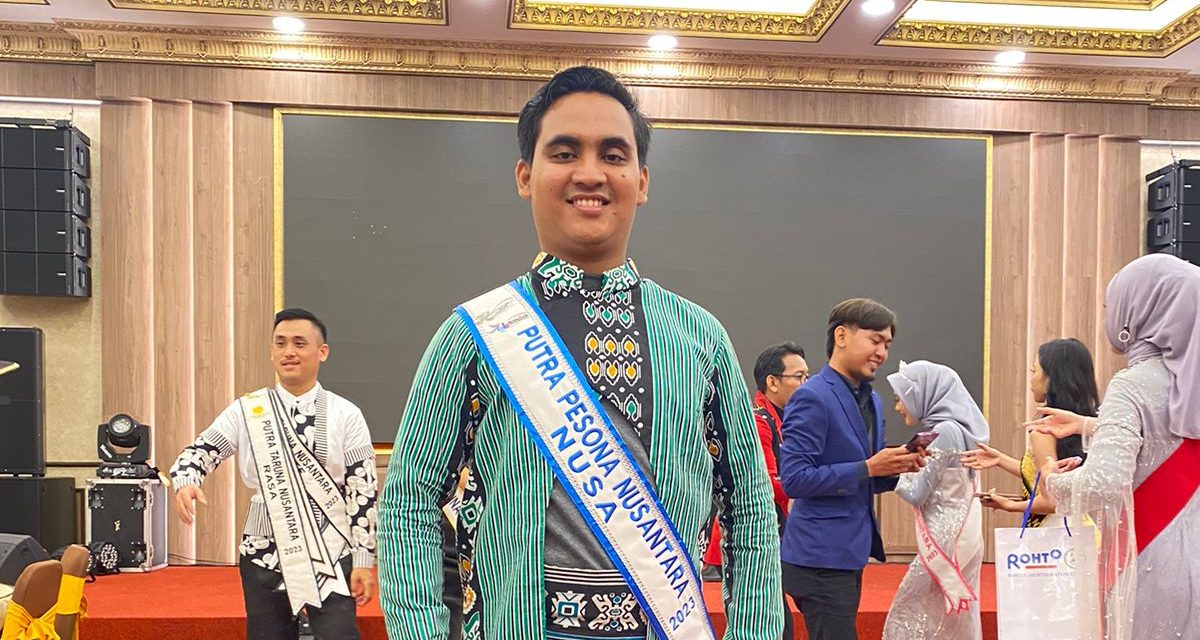 M.Faiz Alfajri Chaniago Meraih Prestasi Terbaik 2 Duta Wisata Nasional Putra Pesona (Nusa) Nusantara 2023