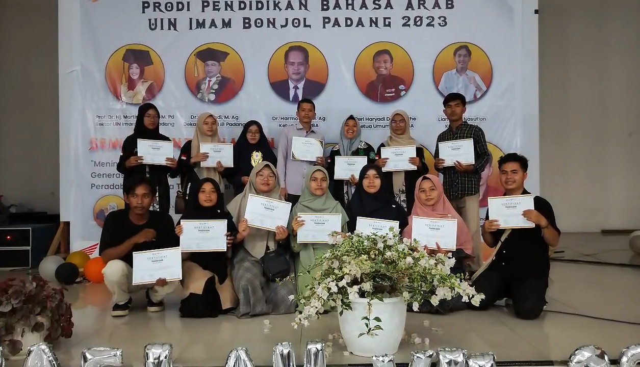 PBA UIN Syahada Meraih Juara III Tingkat Nasional Pada Acara Haflah Ke VII PBA UIN IB Padang Kategori Lomba Qira’at Al-Kutub