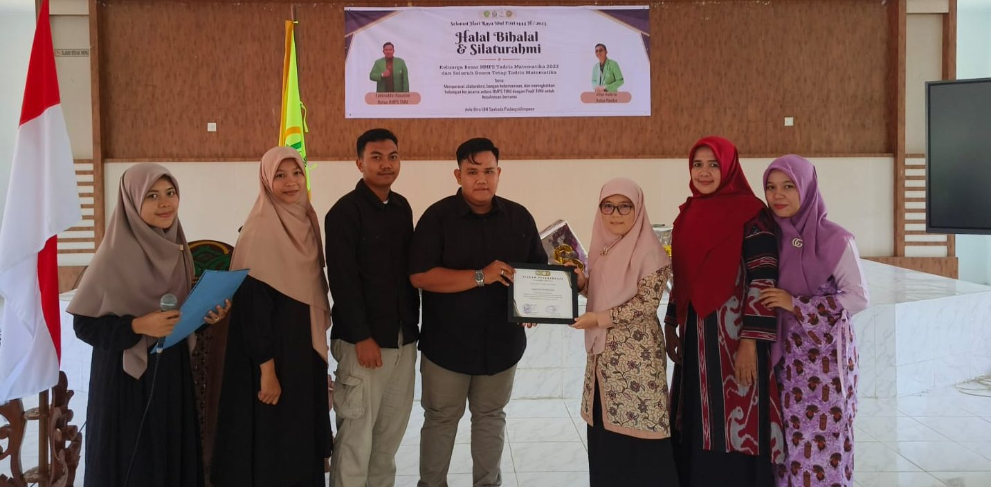 Himpunan Mahasiswa Program Studi Tadris Matematika Gelar Halal Bihalal dan Silaturahmi dengan Prodi Tadris Matematika.