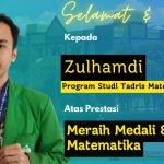 Zulhamdi Meraih Medali Emas di Ajang Olimpiade Agama, Sains dan Riset (OASE) Perguruan Tinggi Keagamaan Islam (PTKI) II se Indonesia 2023.