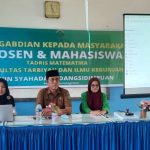 PKM Dosen dan Mahasiswa Tadris Matematika di SMPN 1 Bukit Malintang