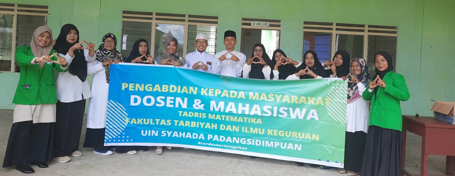 PKM Dosen dan Mahasiswa Program Studi Tadris Matematika di MAS Baharuddin Janji Mauli Muara Tais, Tapsel.