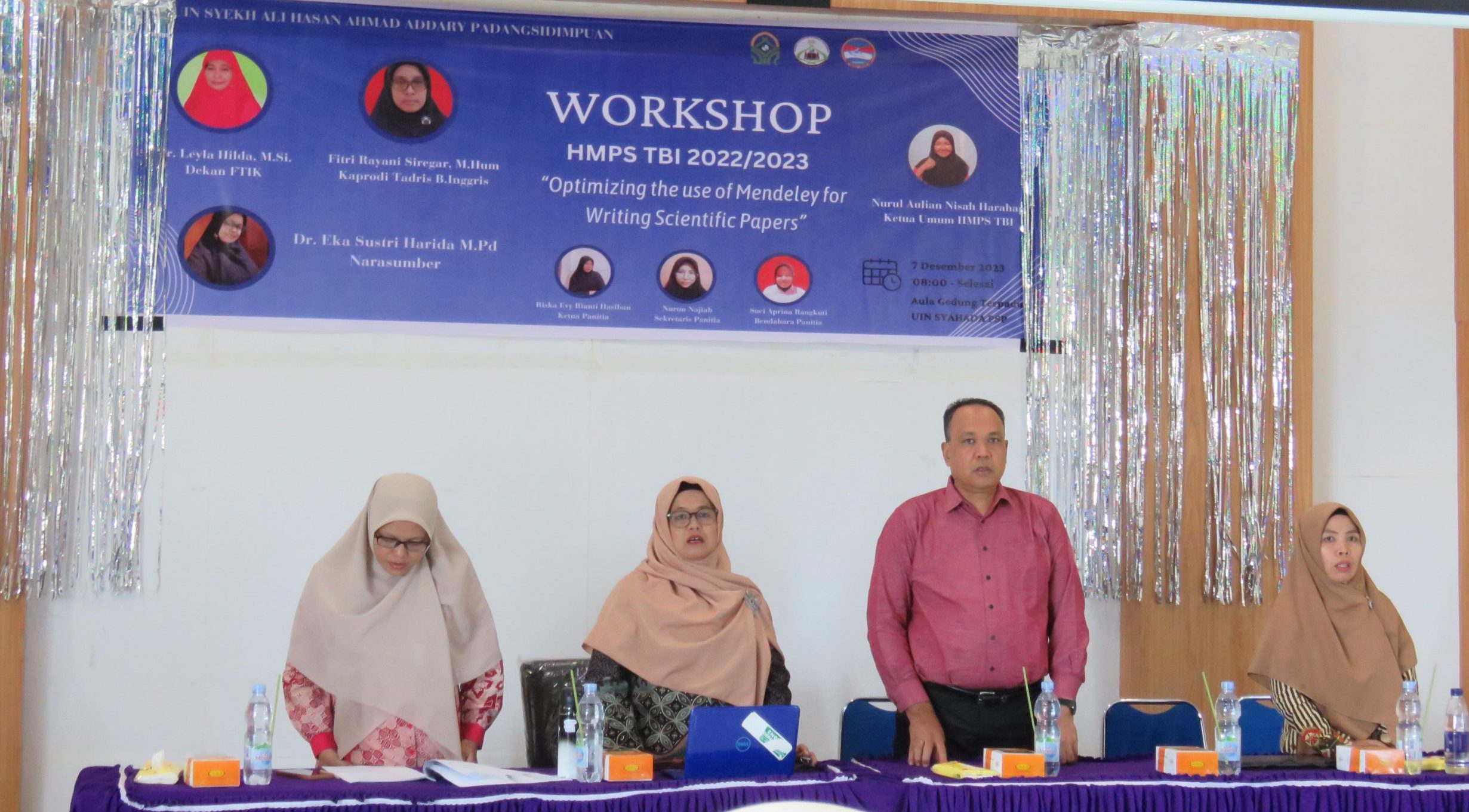 Himpunan Mahasiswa Program Studi (HMPS) Tadris Bahasa Inggris Gelar Workshop Optimizing the Use of Mendeley for Writing Scientific Papers