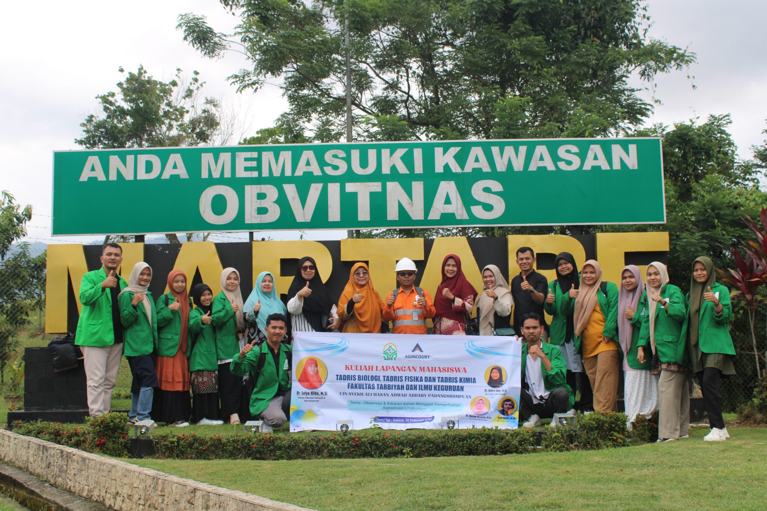 Kuliah Lapangan Prodi Tadris Biologi, Tadris Kimia dan Tadris Fisika