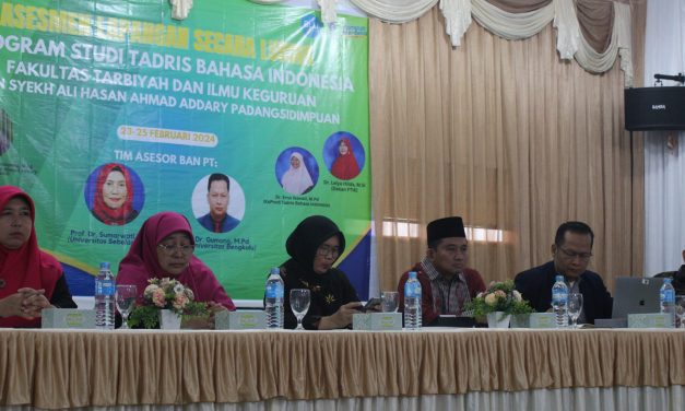 Program Studi Tadris Bahasa Indonesia Melaksanakan Asesmen Lapangan oleh Badan Akreditasi Perguruan Tinggi (BAN-PT)