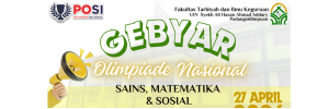 GEBYAR OLIMPIADE NASIONAL SAINS, MATEMATIKA DAN SOSIAL FAKULTAS TARBIYAH DAN ILMU KEGURUAN 2024