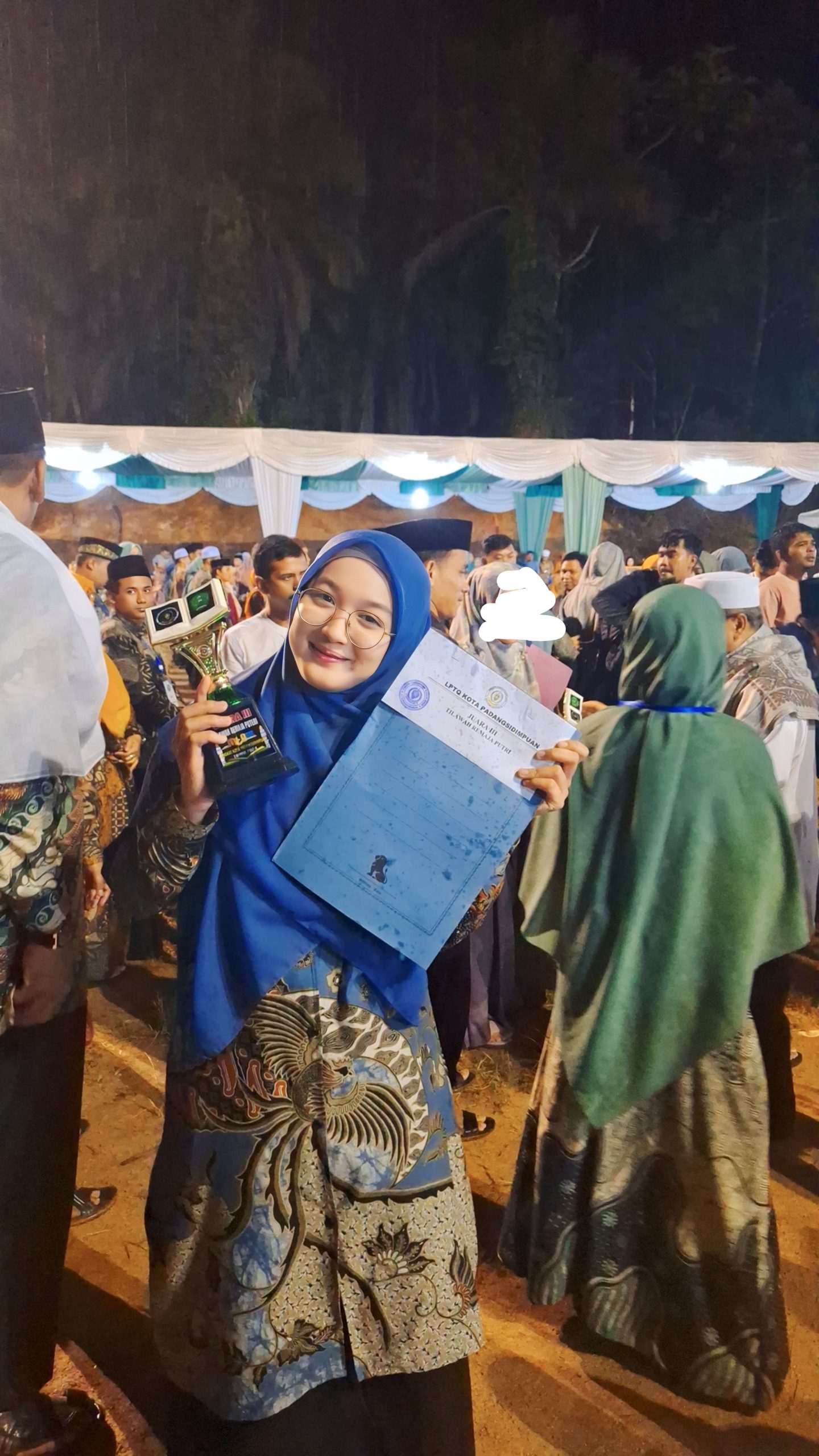 Devya Khairani Panjaitan Berhasil Meraih Juara 3 Bidang Tilawah Remaja Putri