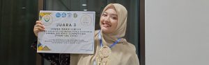 Suhayla Mumtaza Anggina Hasibuan Memboyong Juara 3 Bidang Orasi Ilmiah