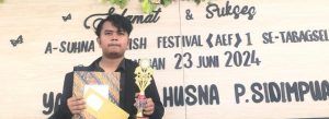 Riswandi Hasibuan, Raih Prestasi Juara II News Reading