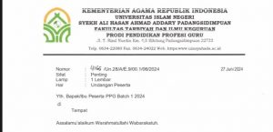 Undangan Refreshment Orientasi Pembelajaran Pendalaman Materi