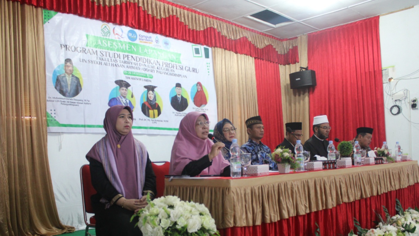 KEGIATAN ASESMEN LAPANGAN PROGRAM STUDI PENDIDIKAN PROFESI GURU FAKULTAS TARBIYAH DAN ILMU KEGURUAN