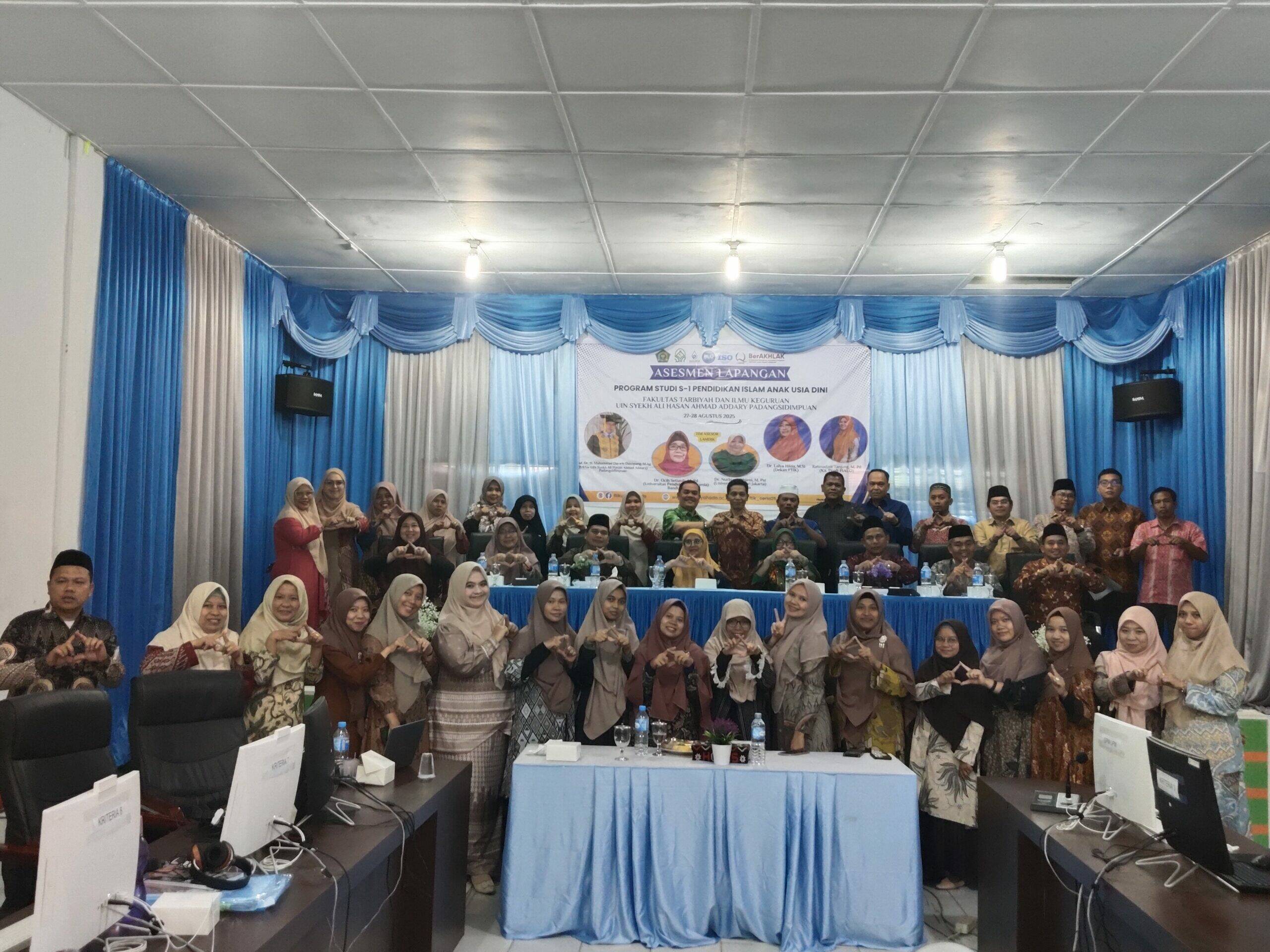 FTIK UIN Syahada Padangsidimpuan Gelar Penutupan Asesmen Lapangan Akreditasi Prodi PIAUD