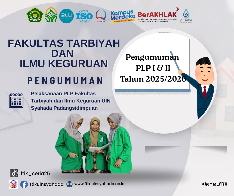 Pengumuman Pendaftaran PLP I dan II