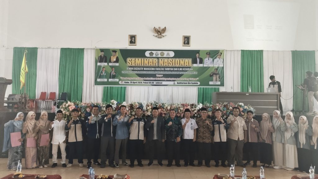 Seminar Nasional DEMA FTIK UIN Syahada Padangsidimpuan: Dorong Kolaborasi Strategis Untuk Lahirkan Lahirkan Pendidikan Berkualitas Melalui Kepemimpinan Daerah Yang Visioner