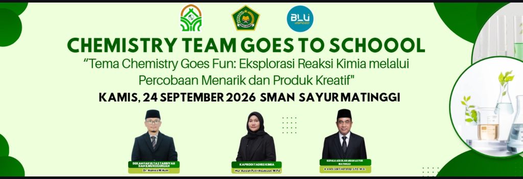 Kimia Hadir di Sekolah: UIN Syahada Bawa Sains Menyenangkan ke SMAN Sayur Matinggi